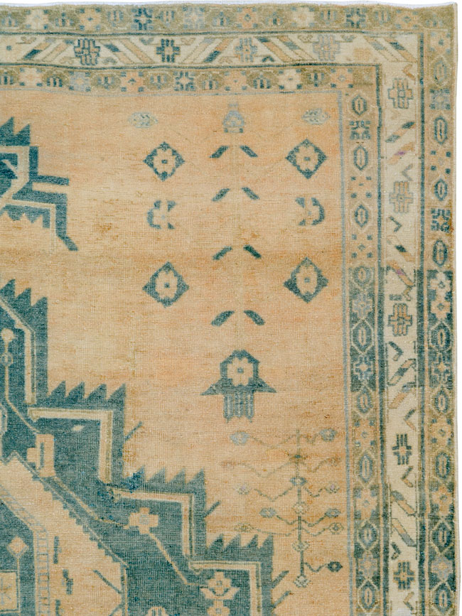 Vintage Persian Afshar Rug, No.27198 - Staging