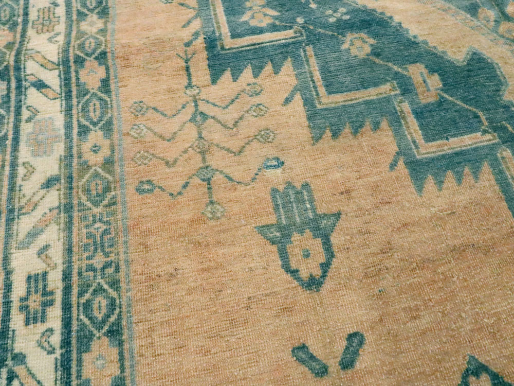 Vintage Persian Afshar Rug, No.27198 - Staging