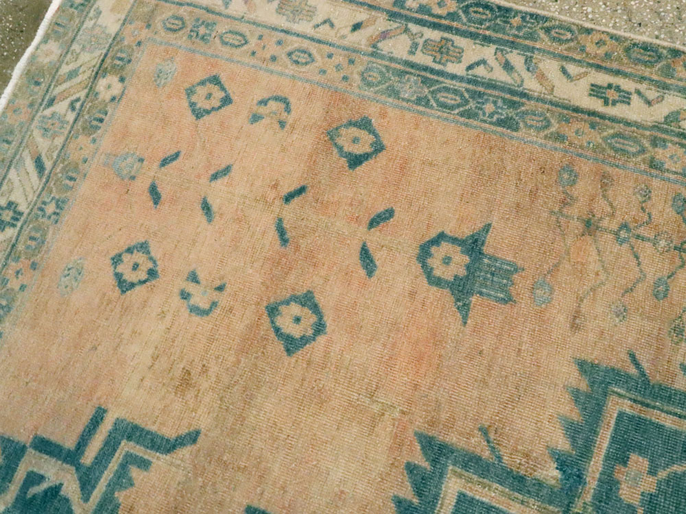 Vintage Persian Afshar Rug, No.27198 - Staging