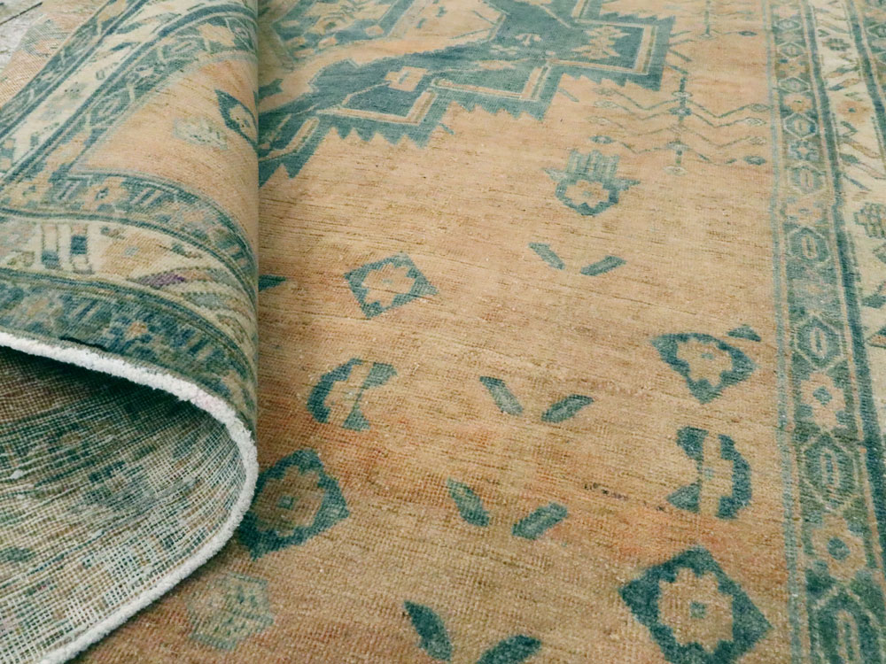 Vintage Persian Afshar Rug, No.27198 - Staging