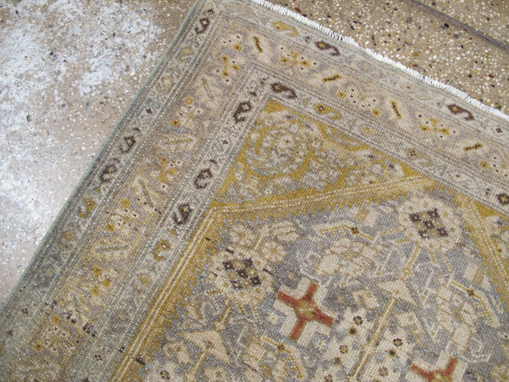 Antique Persian Malayer Long Runner, No.27202 - Staging