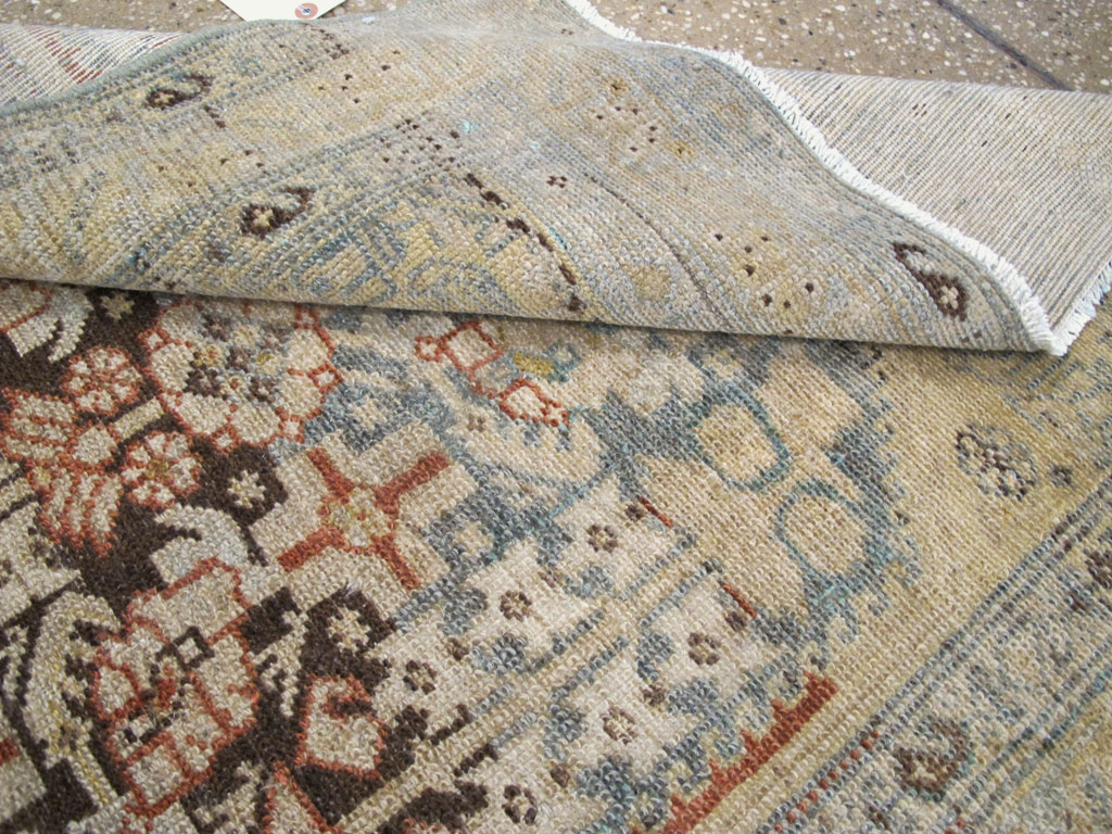 Antique Persian Malayer Long Runner, No.27202 - Staging