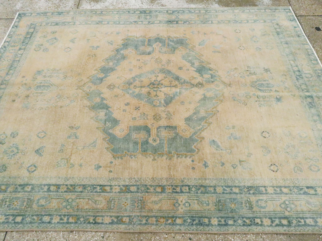 Vintage Persian Afshar Rug, No.27203 - Staging