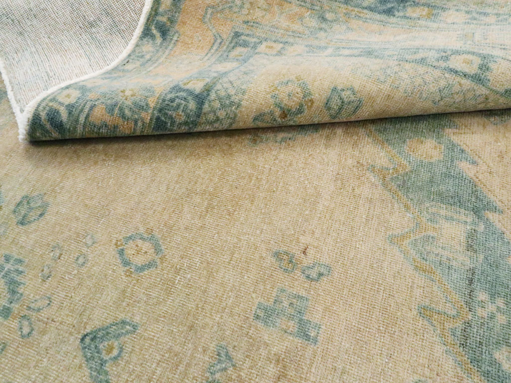 Vintage Persian Afshar Rug, No.27203 - Staging