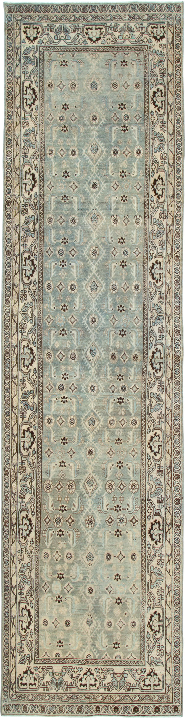 Vintage Persian Malayer Runner, No.27204 - Staging