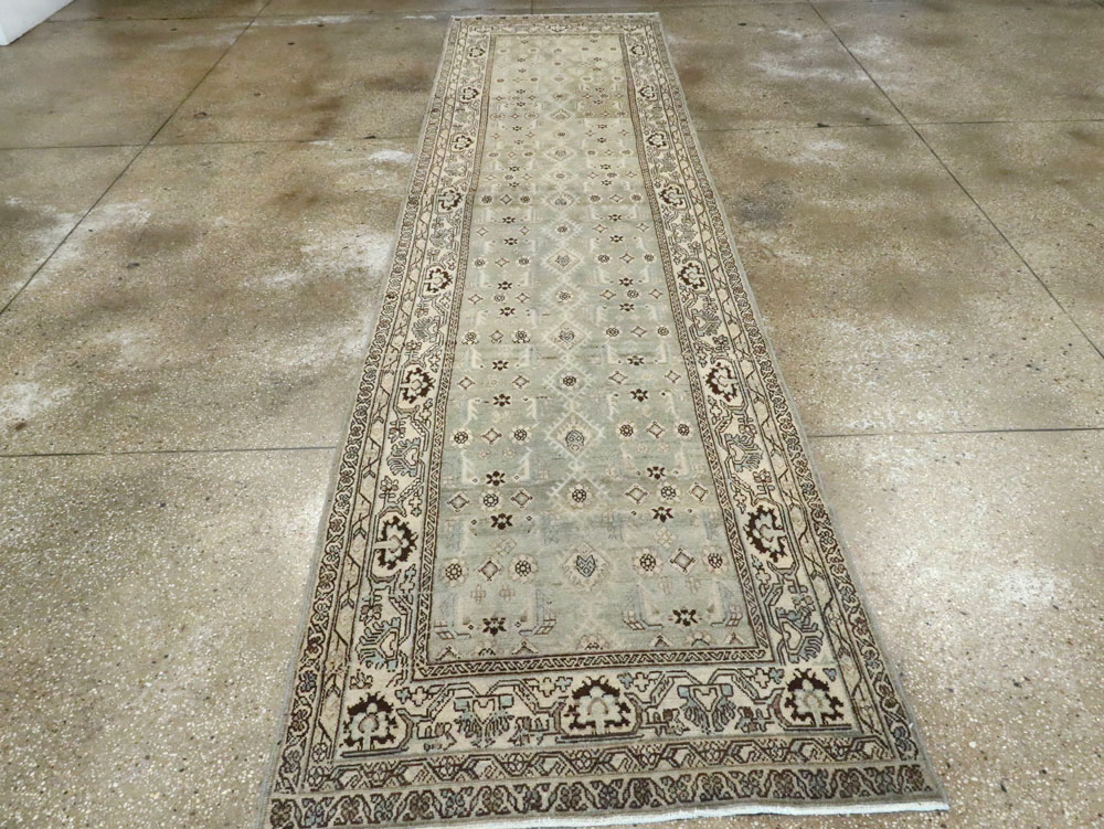 Vintage Persian Malayer Runner, No.27204 - Staging