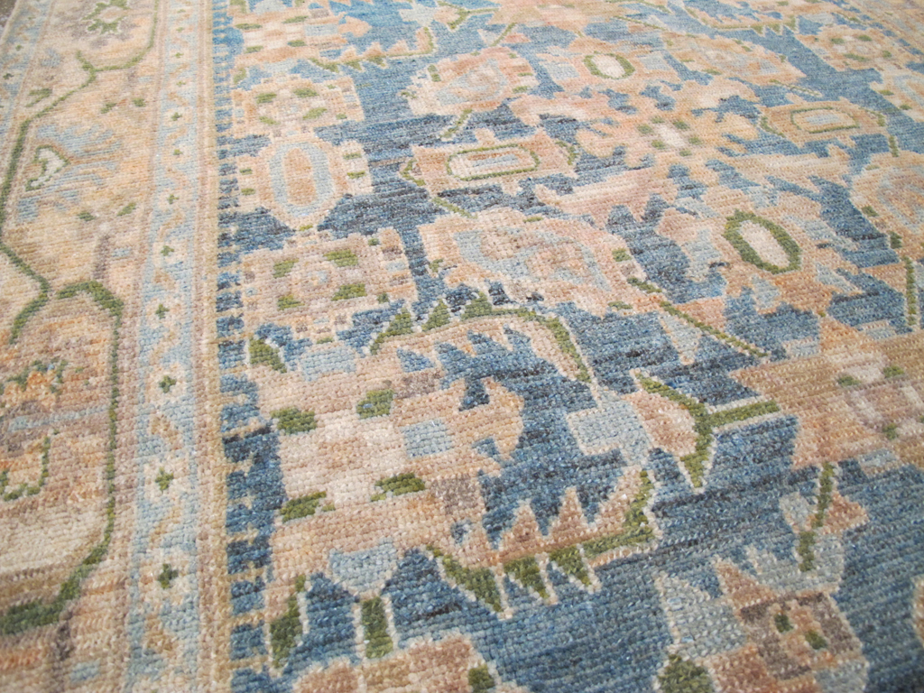 Vintage Persian Malayer Rug, No.27205 - Staging