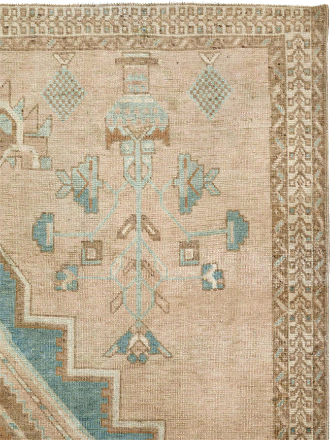 Vintage Persian Afshar Rug, No.27206 - Staging