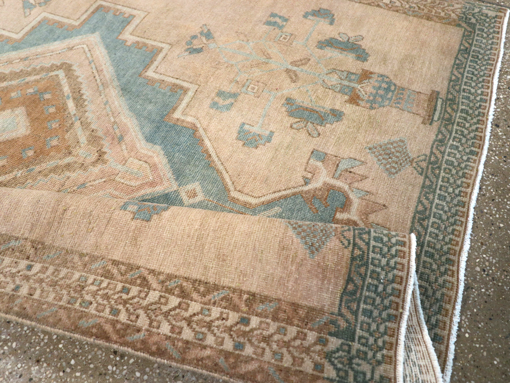 Vintage Persian Afshar Rug, No.27206 - Staging