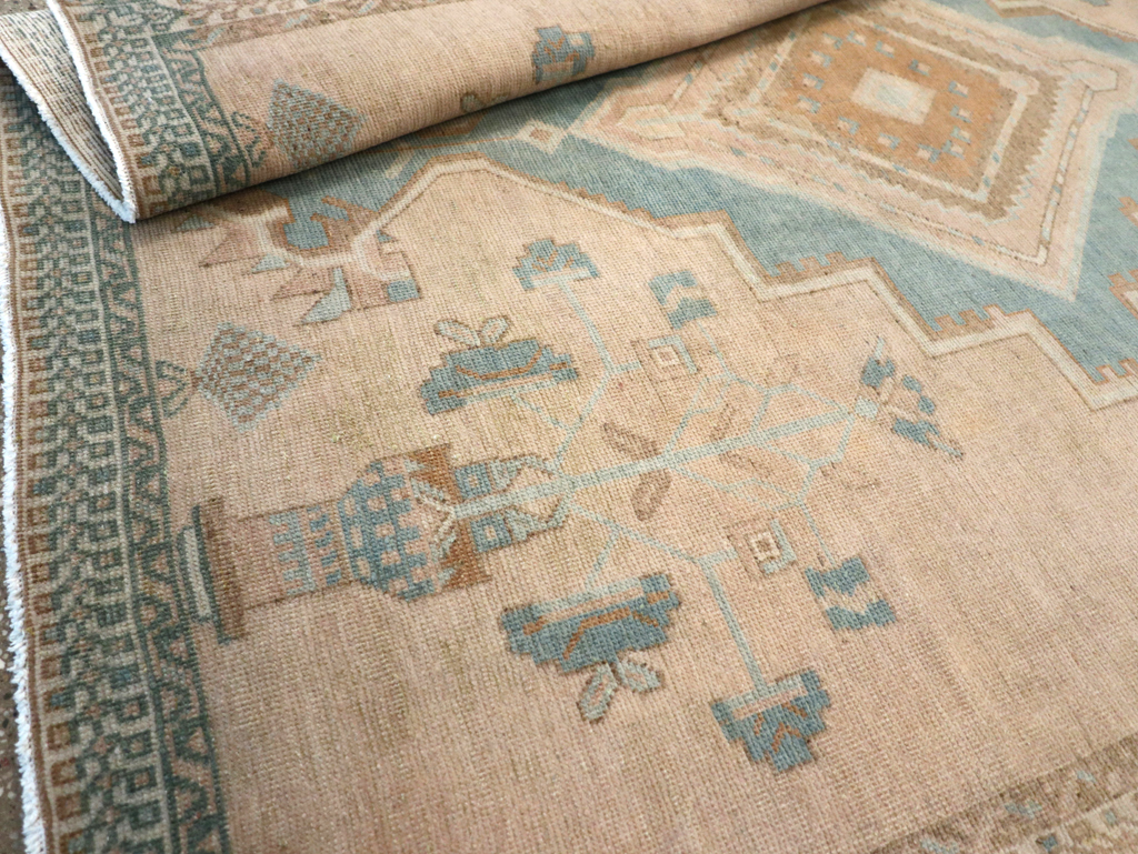 Vintage Persian Afshar Rug, No.27206 - Staging