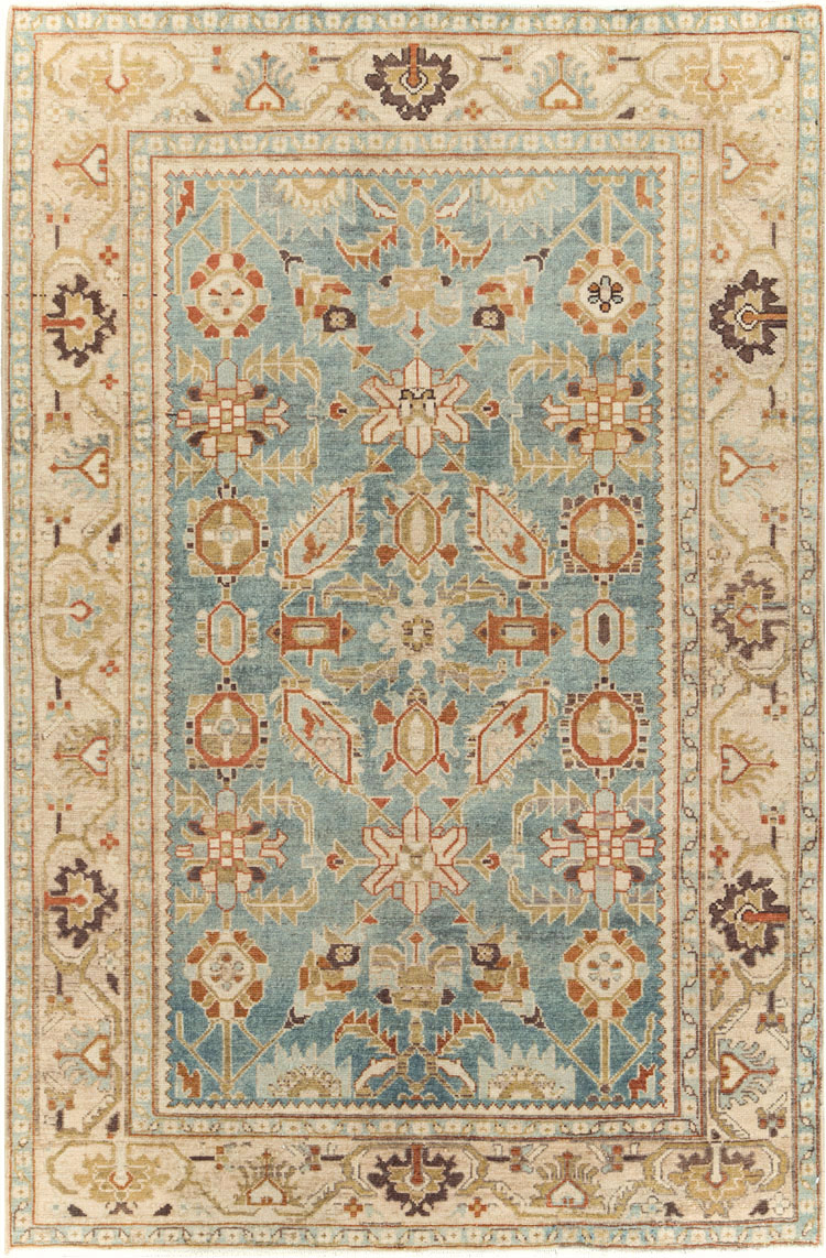 Vintage Persian Malayer Rug, No.27207 - Staging
