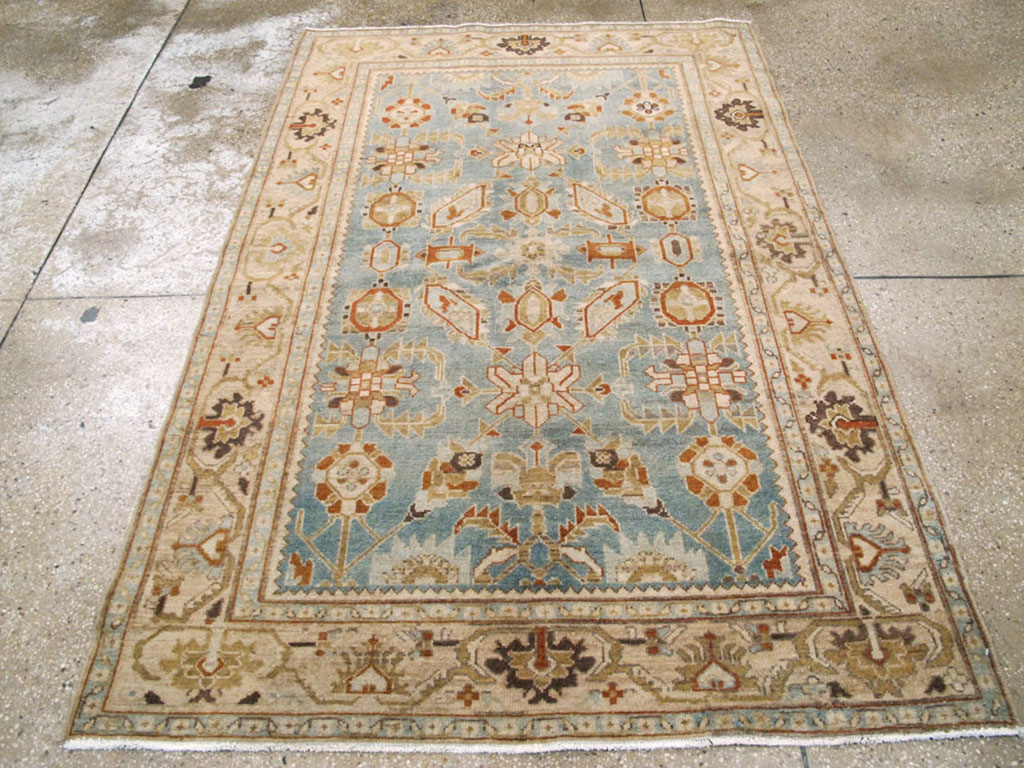 Vintage Persian Malayer Rug, No.27207 - Staging