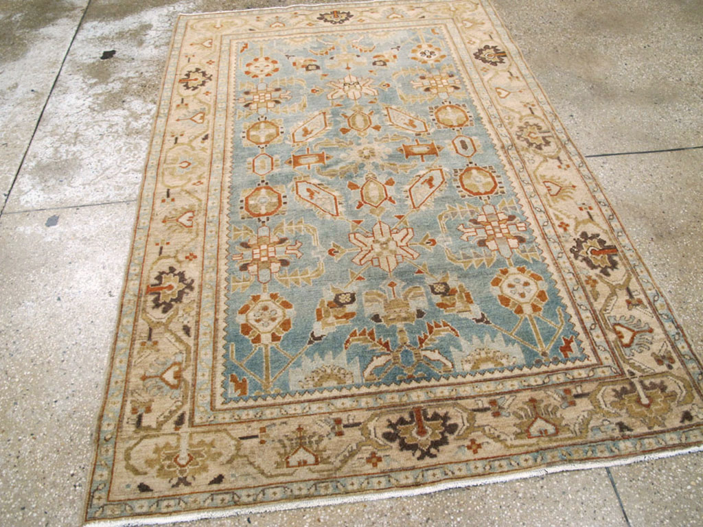 Vintage Persian Malayer Rug, No.27207 - Staging