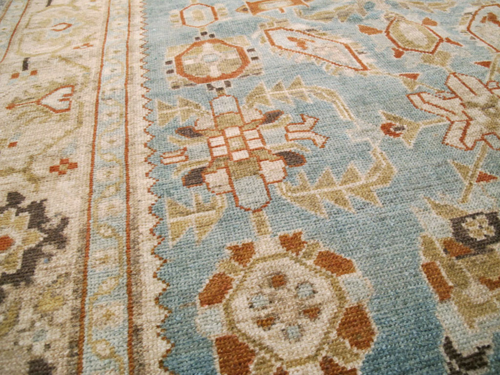 Vintage Persian Malayer Rug, No.27207 - Staging