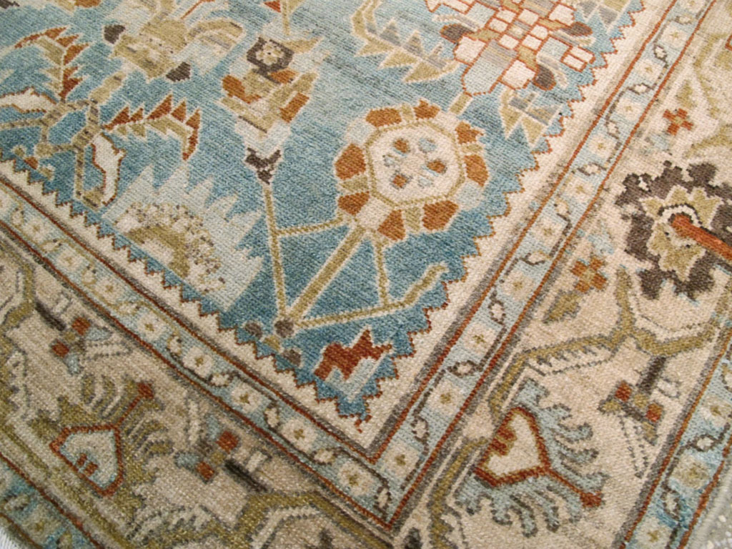 Vintage Persian Malayer Rug, No.27207 - Staging