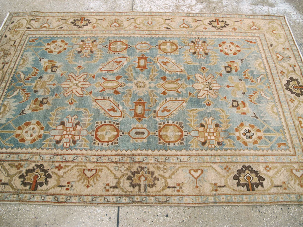 Vintage Persian Malayer Rug, No.27207 - Staging