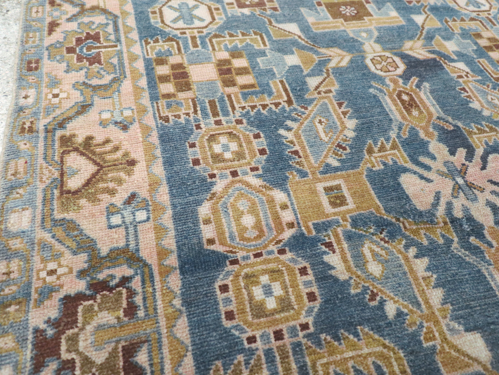 Vintage Persian Malayer Accent Rug, No.27208 - Staging