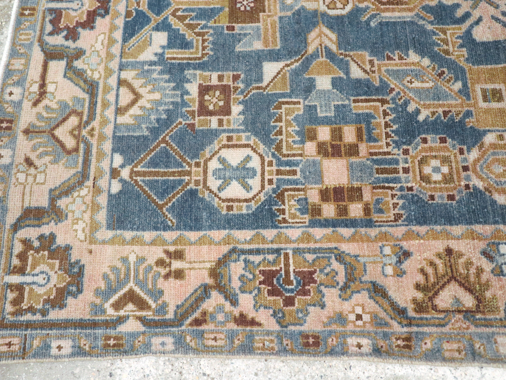 Vintage Persian Malayer Accent Rug, No.27208 - Staging