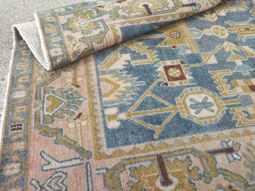 Vintage Persian Malayer Accent Rug, No.27208 - Staging