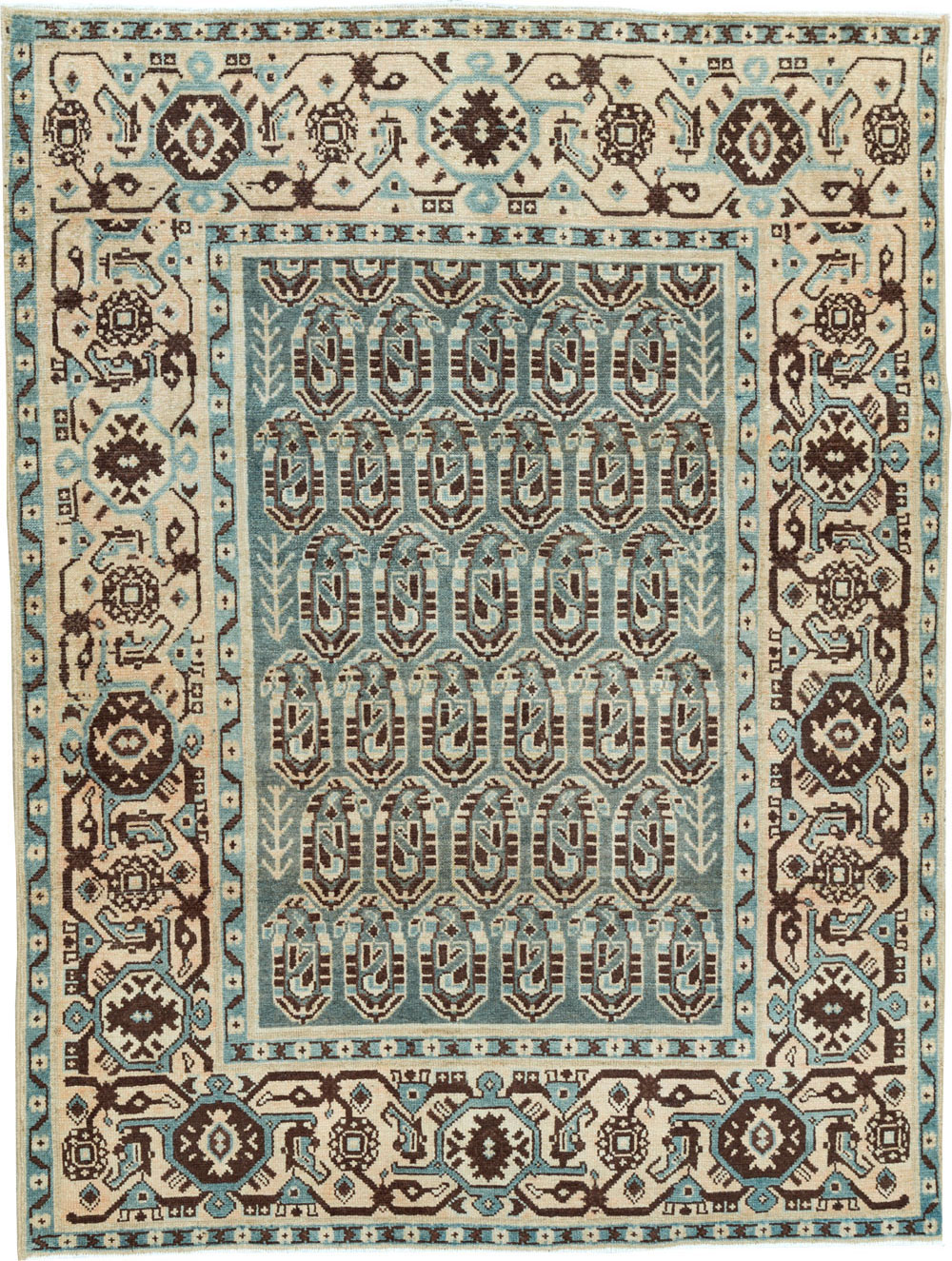 Vintage Persian Malayer Rug, No.27209 - Staging