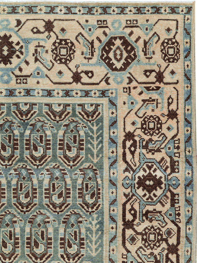 Vintage Persian Malayer Rug, No.27209 - Staging