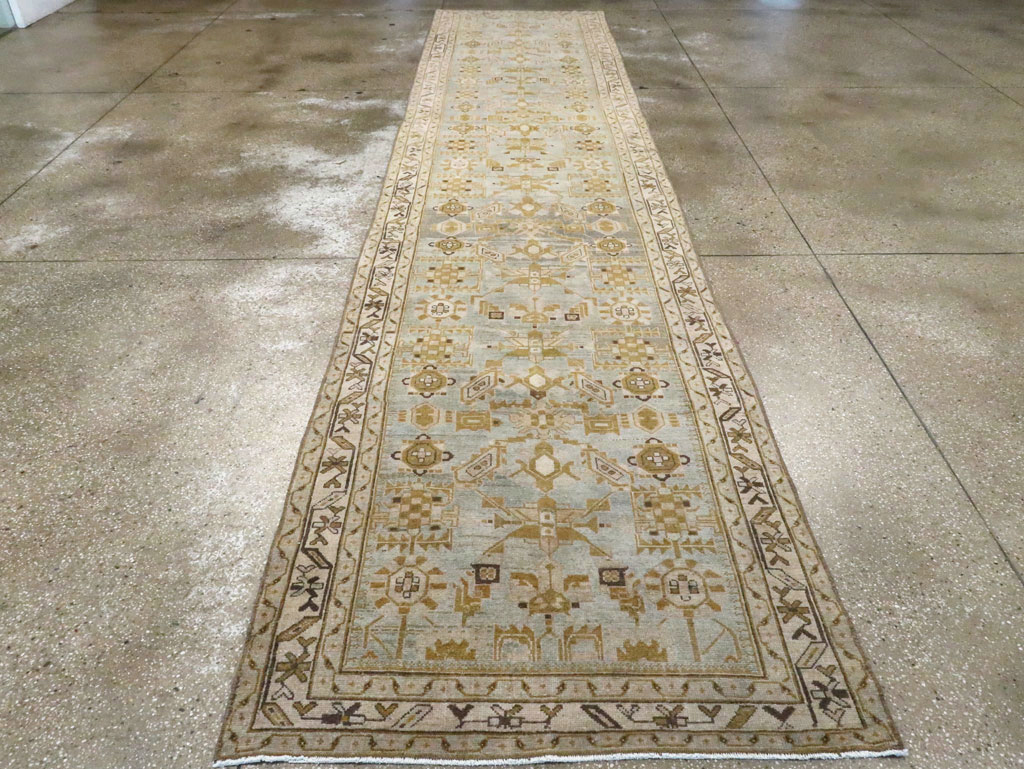Vintage Persian Malayer Runner (Pair: 2 of 2), No.27213 - Staging