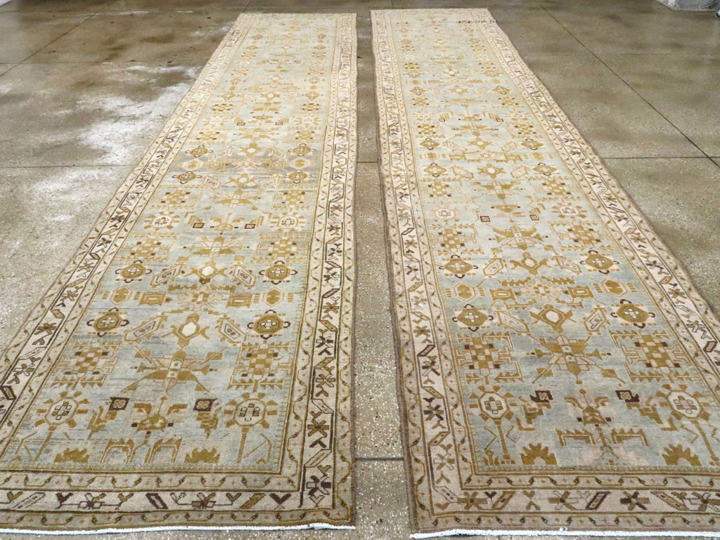 Vintage Persian Malayer Runner (Pair: 2 of 2), No.27213 - Staging