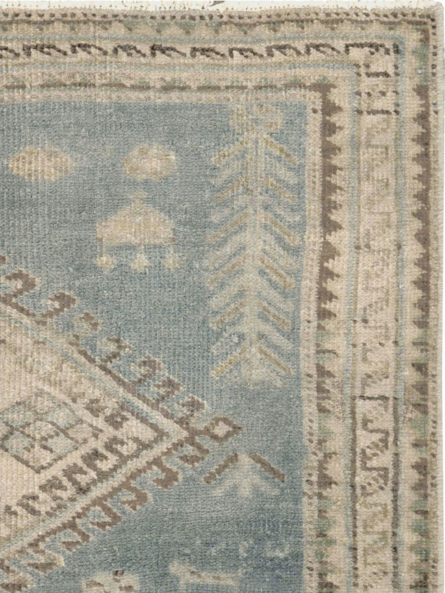 Antique Persian Tabriz Rug (Pair: 1 of 2), No.27215 - Staging