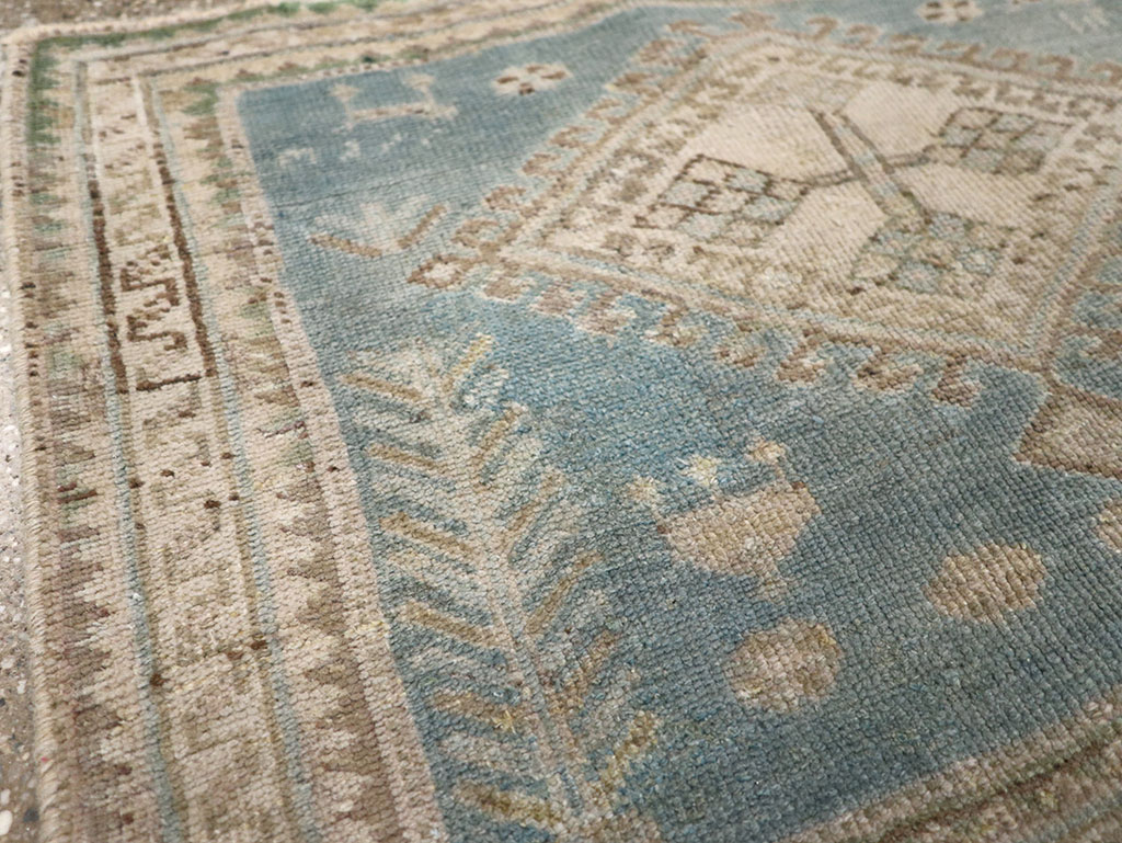 Antique Persian Tabriz Rug (Pair: 1 of 2), No.27215 - Staging