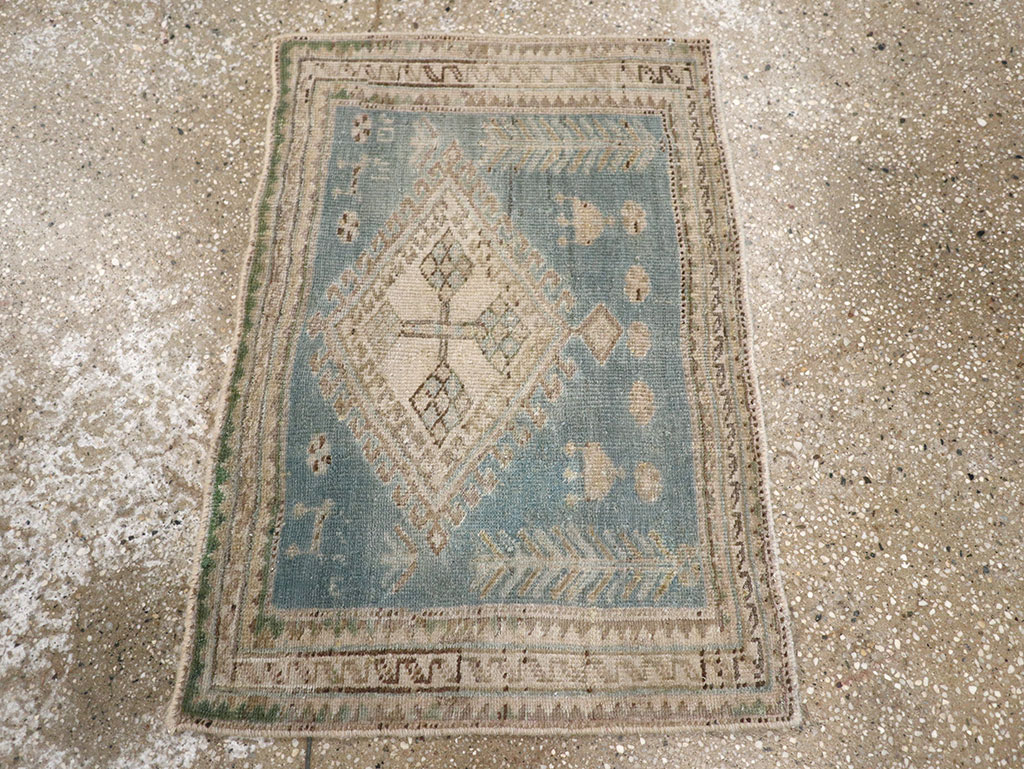 Antique Persian Tabriz Rug (Pair: 1 of 2), No.27215 - Staging