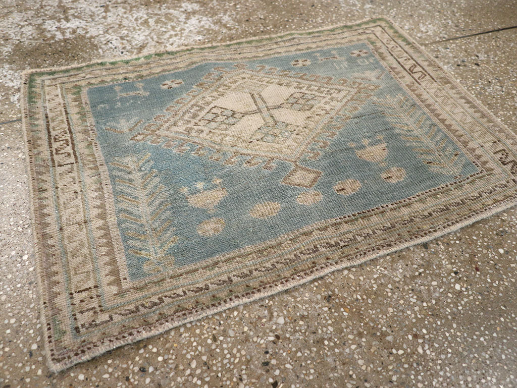 Antique Persian Tabriz Rug (Pair: 1 of 2), No.27215 - Staging