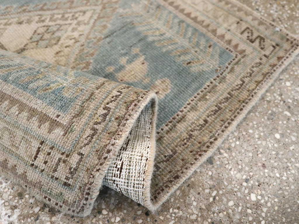 Antique Persian Tabriz Rug (Pair: 1 of 2), No.27215 - Staging