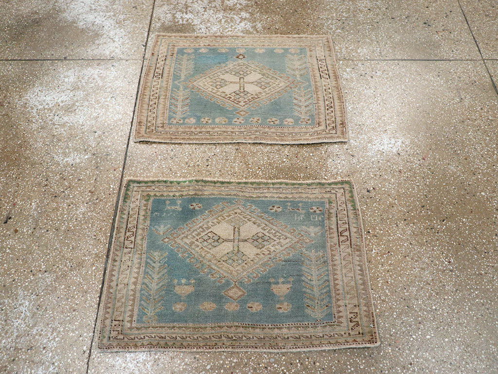 Antique Persian Tabriz Rug (Pair: 1 of 2), No.27215 - Staging