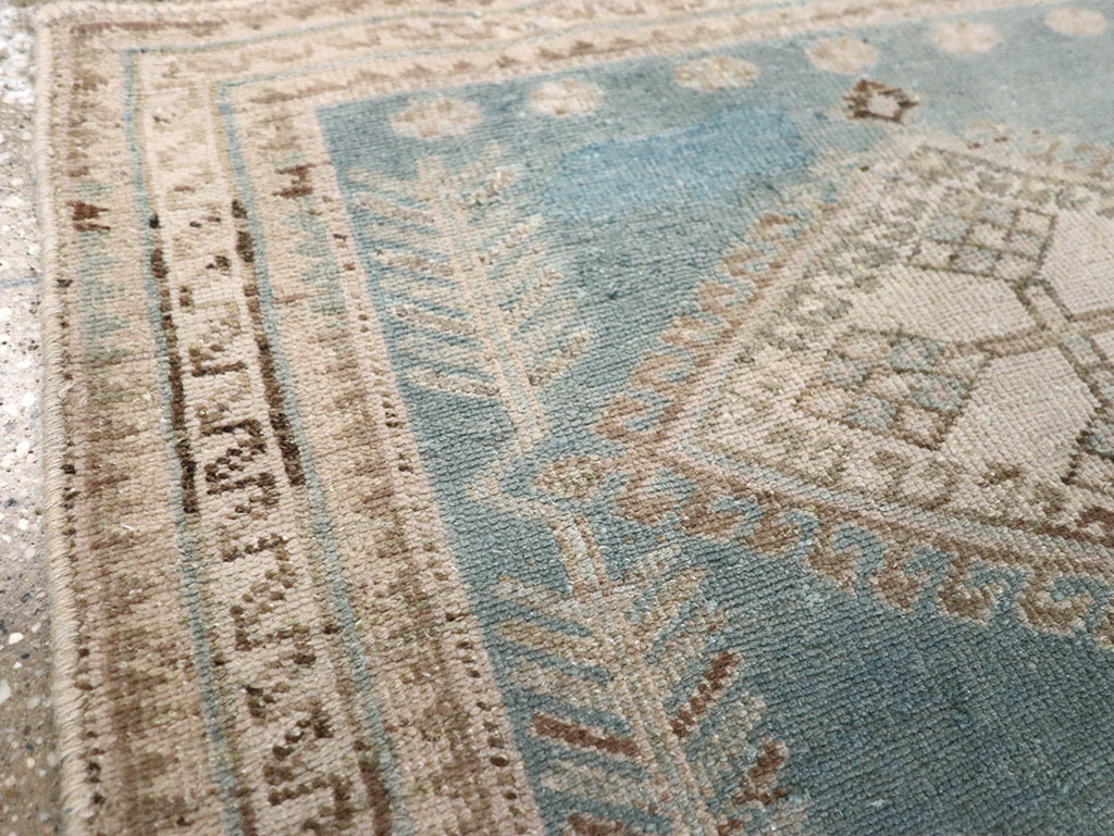 Antique Persian Tabriz Rug (Pair: 2 of 2), No.27216 - Staging