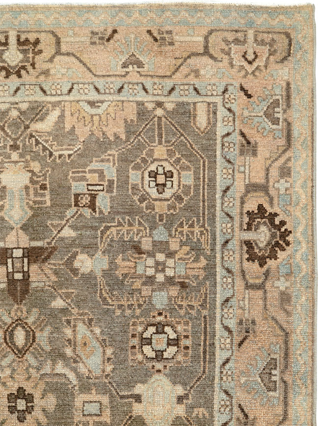 Vintage Persian Malayer Rug, No.27217 - Staging