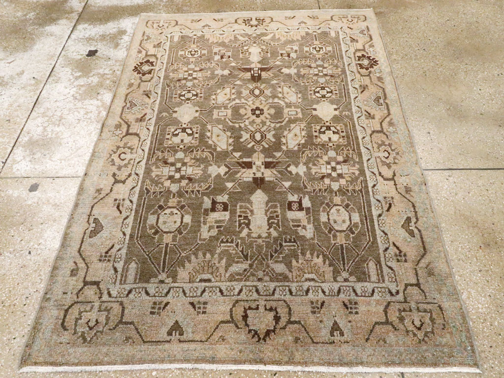Vintage Persian Malayer Rug, No.27217 - Staging