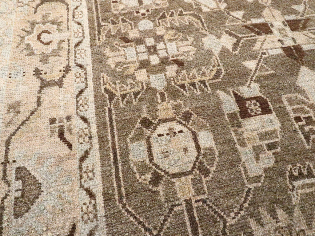 Vintage Persian Malayer Rug, No.27217 - Staging