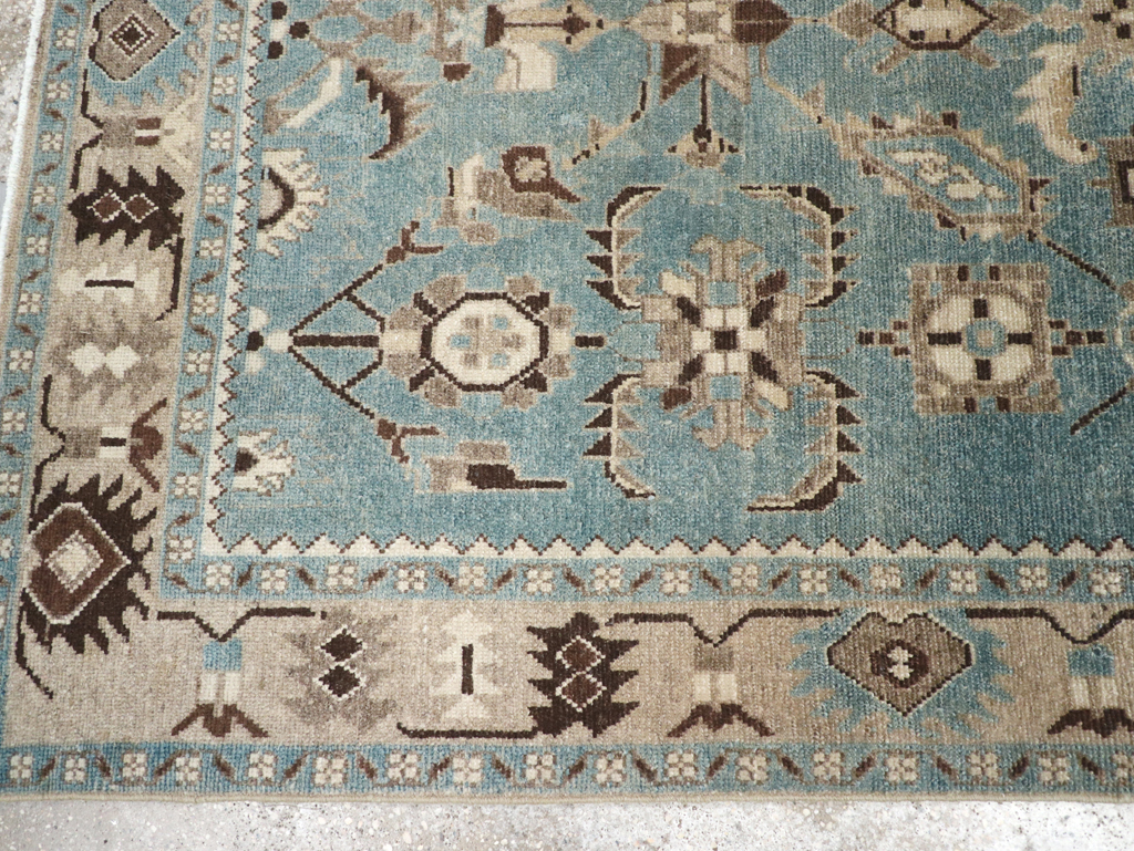 Vintage Persian Malayer Rug, No.27225 - Staging