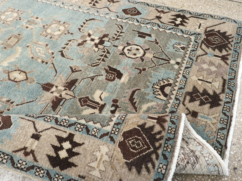 Vintage Persian Malayer Rug, No.27225 - Staging