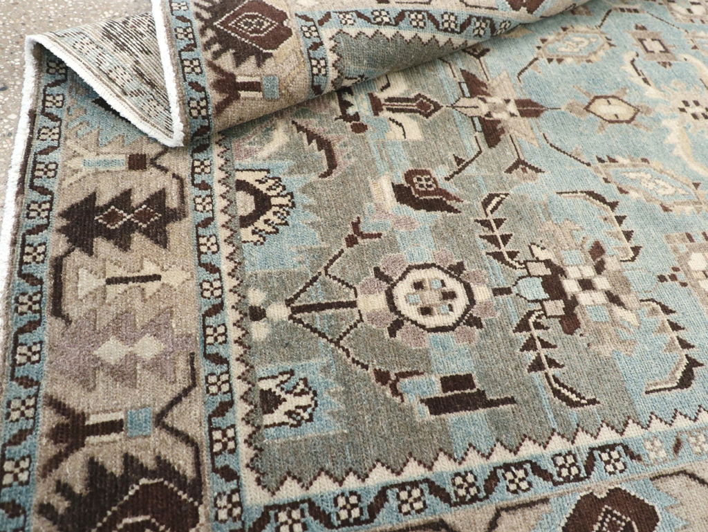 Vintage Persian Malayer Rug, No.27225 - Staging