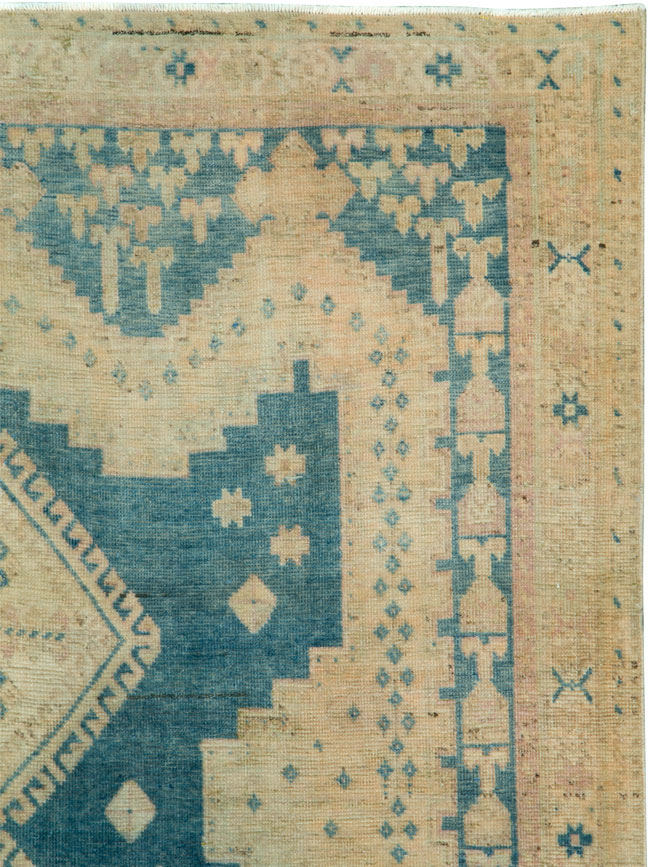 Vintage Persian Afshar Rug, No.27227 - Staging