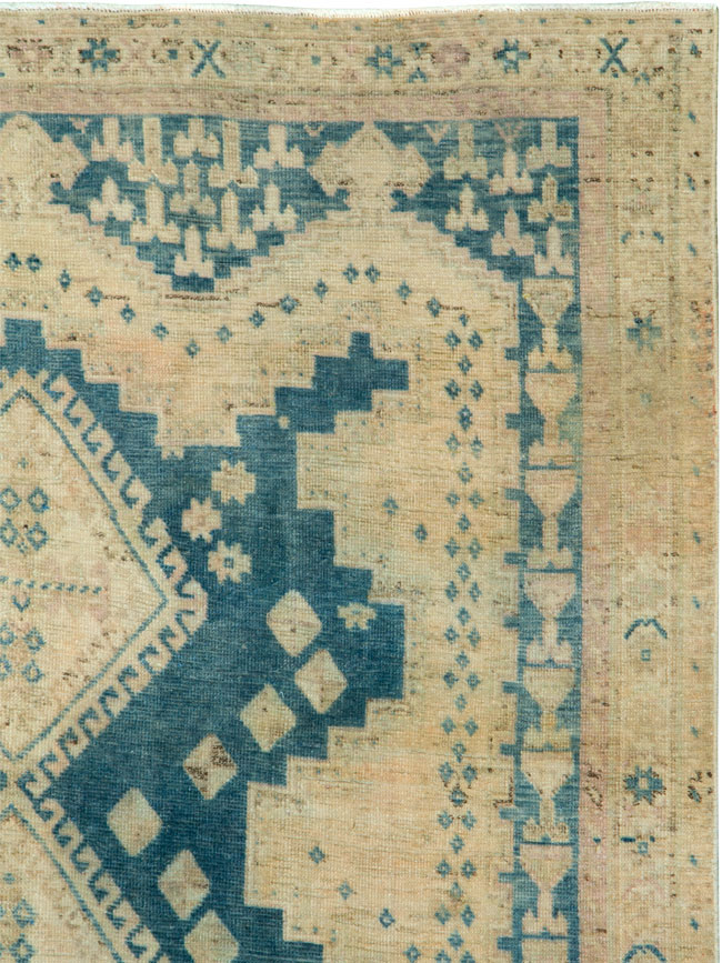 Vintage Persian Afshar Rug, No.27227 - Staging