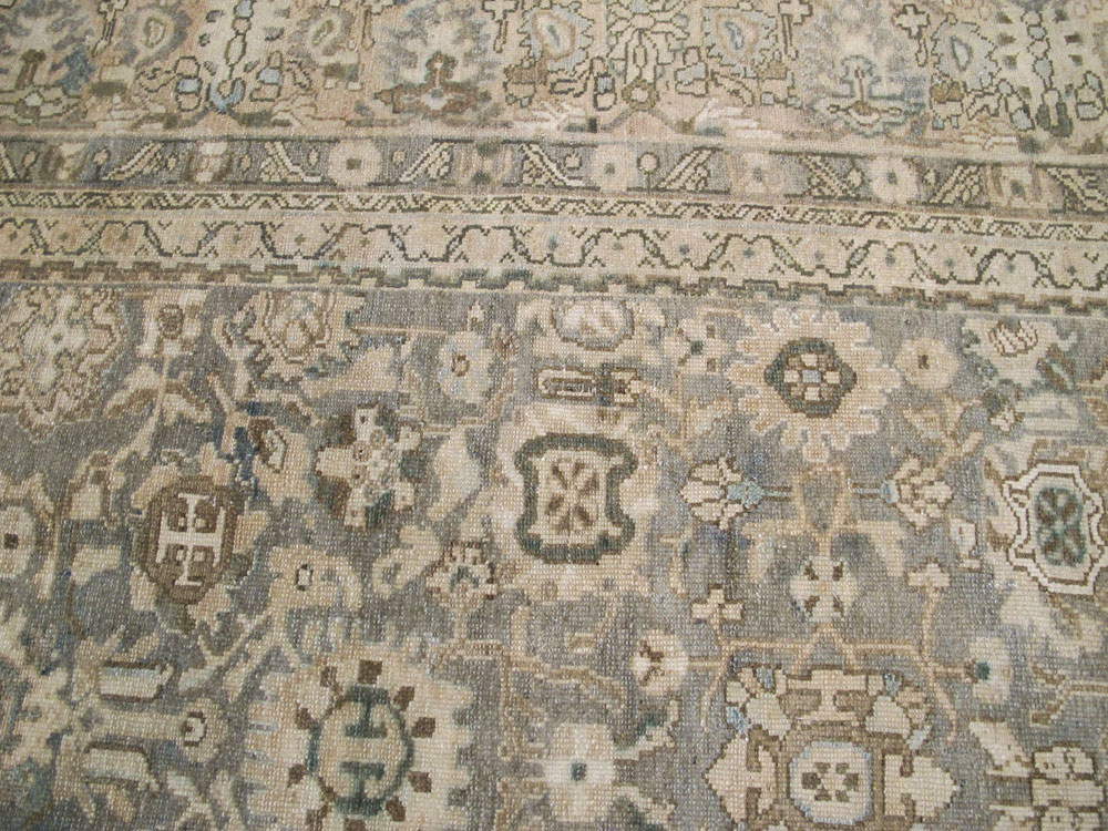 Antique Persian Malayer Carpet, No.27228 - Staging