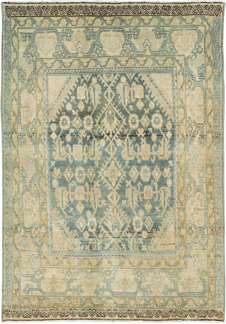 Vintage Persian Malayer Rug, No.27230 - Staging