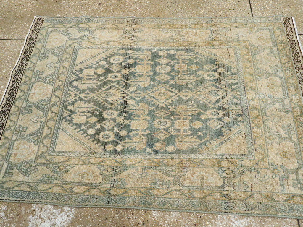 Vintage Persian Malayer Rug, No.27230 - Staging