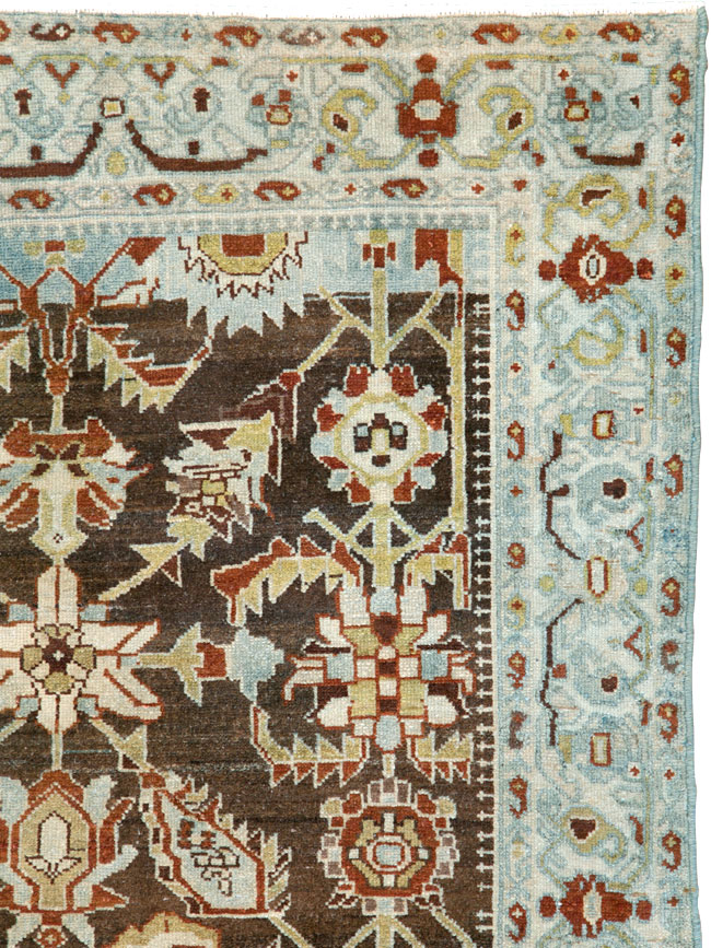 Vintage Persian Malayer Rug, No.27233 - Staging