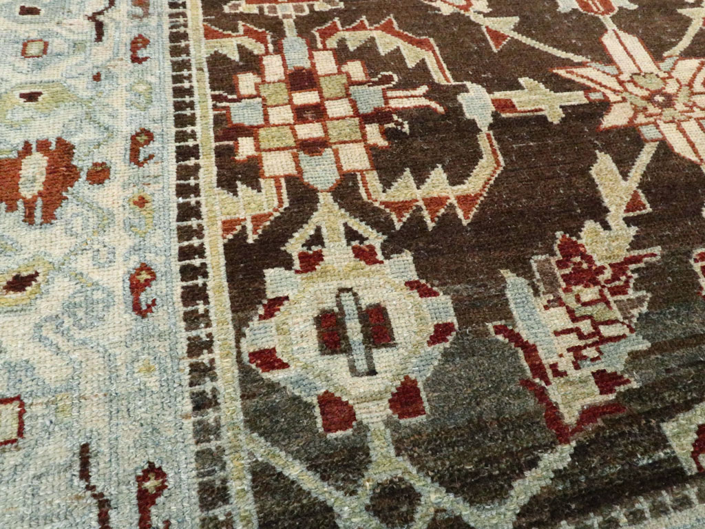 Vintage Persian Malayer Rug, No.27233 - Staging