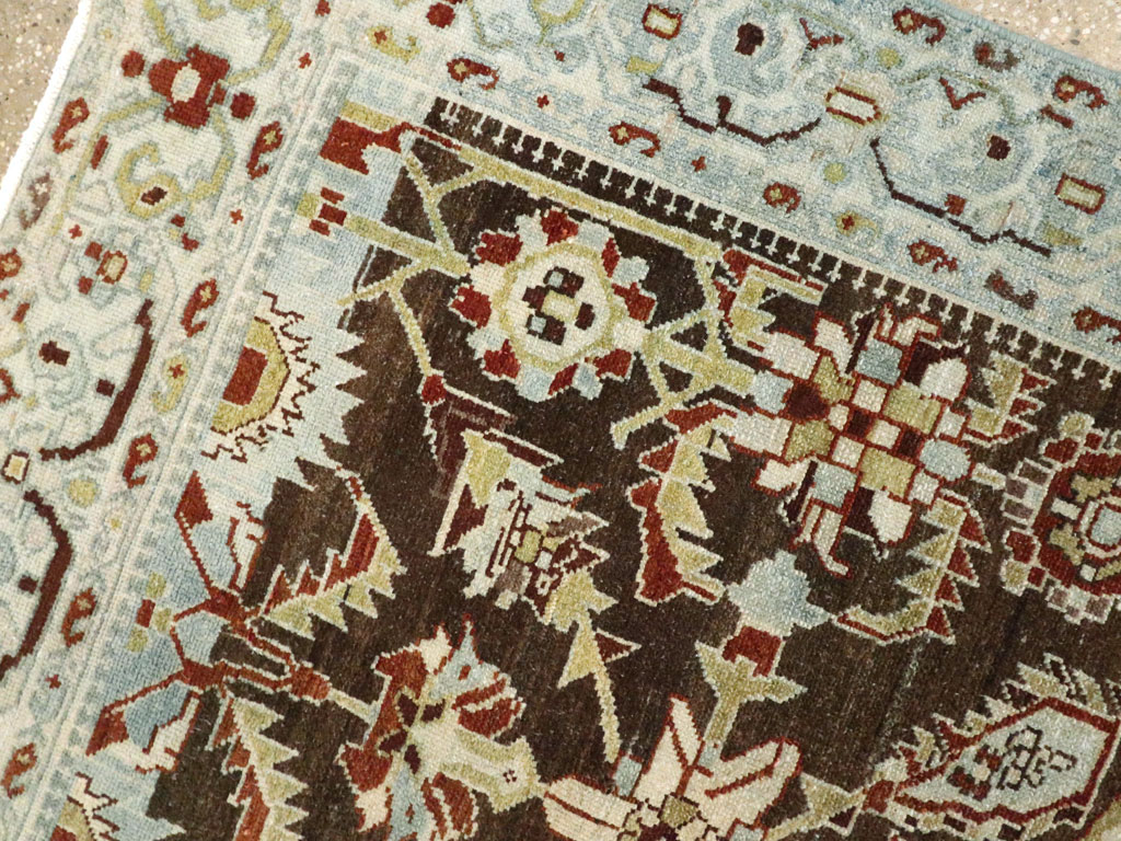 Vintage Persian Malayer Rug, No.27233 - Staging