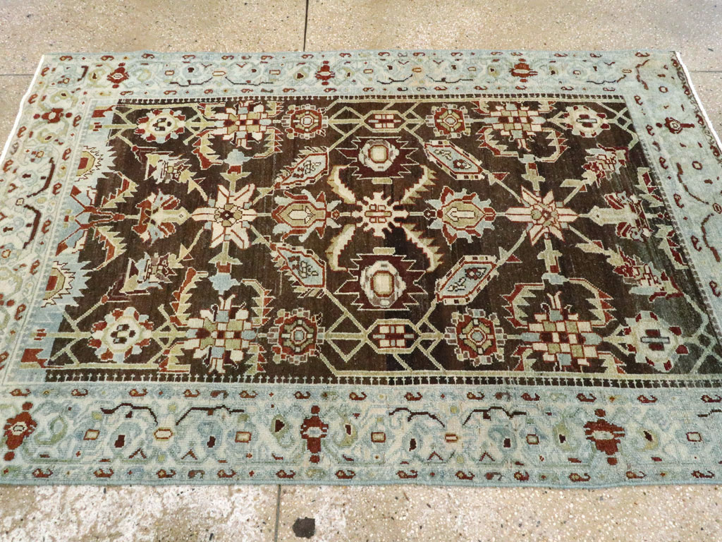 Vintage Persian Malayer Rug, No.27233 - Staging