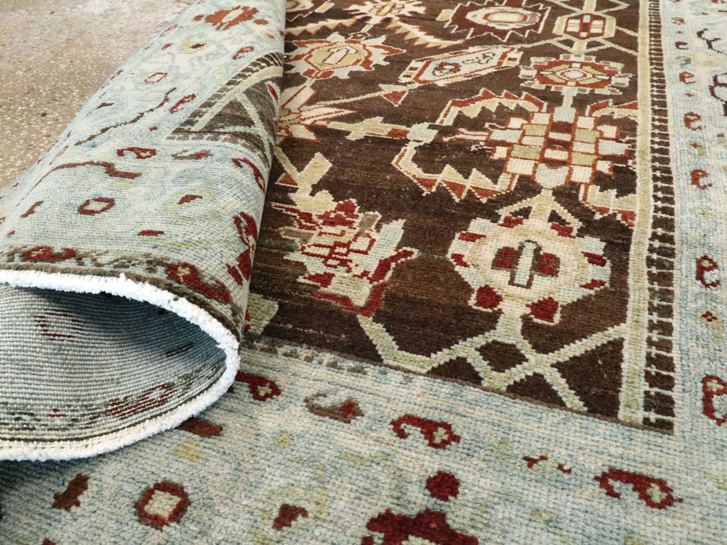 Vintage Persian Malayer Rug, No.27233 - Staging